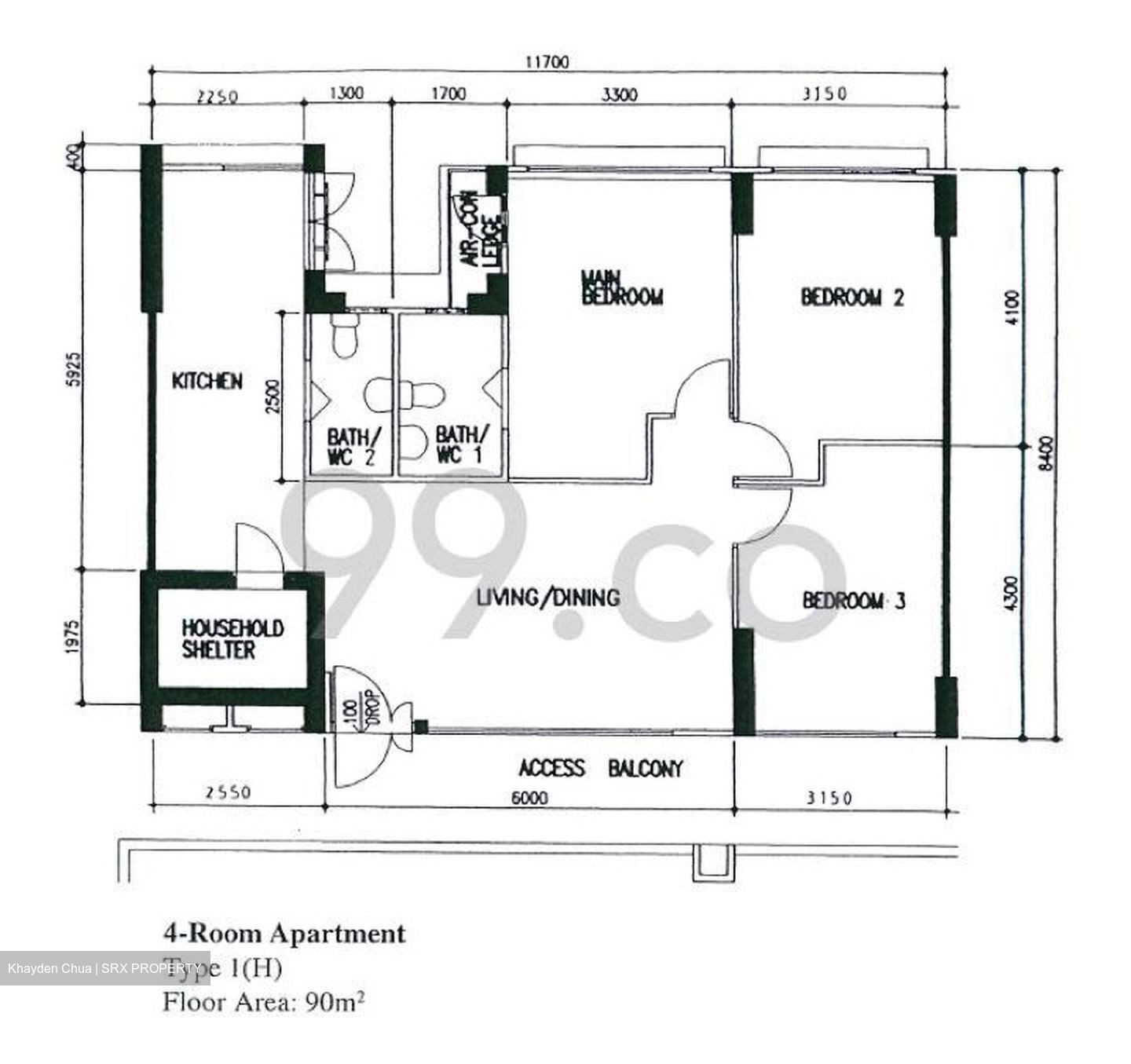 Blk 144 Lorong 2 Toa Payoh (Toa Payoh), HDB 4 Rooms #577487881